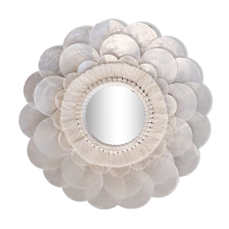 Mother-of-pearl mirror 28cm