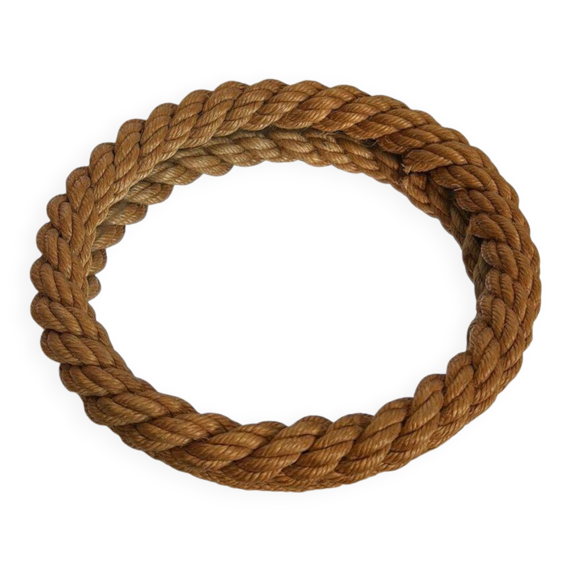 Miroir rond en corde d'Audoux Minet