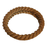 Miroir rond en corde d'Audoux Minet