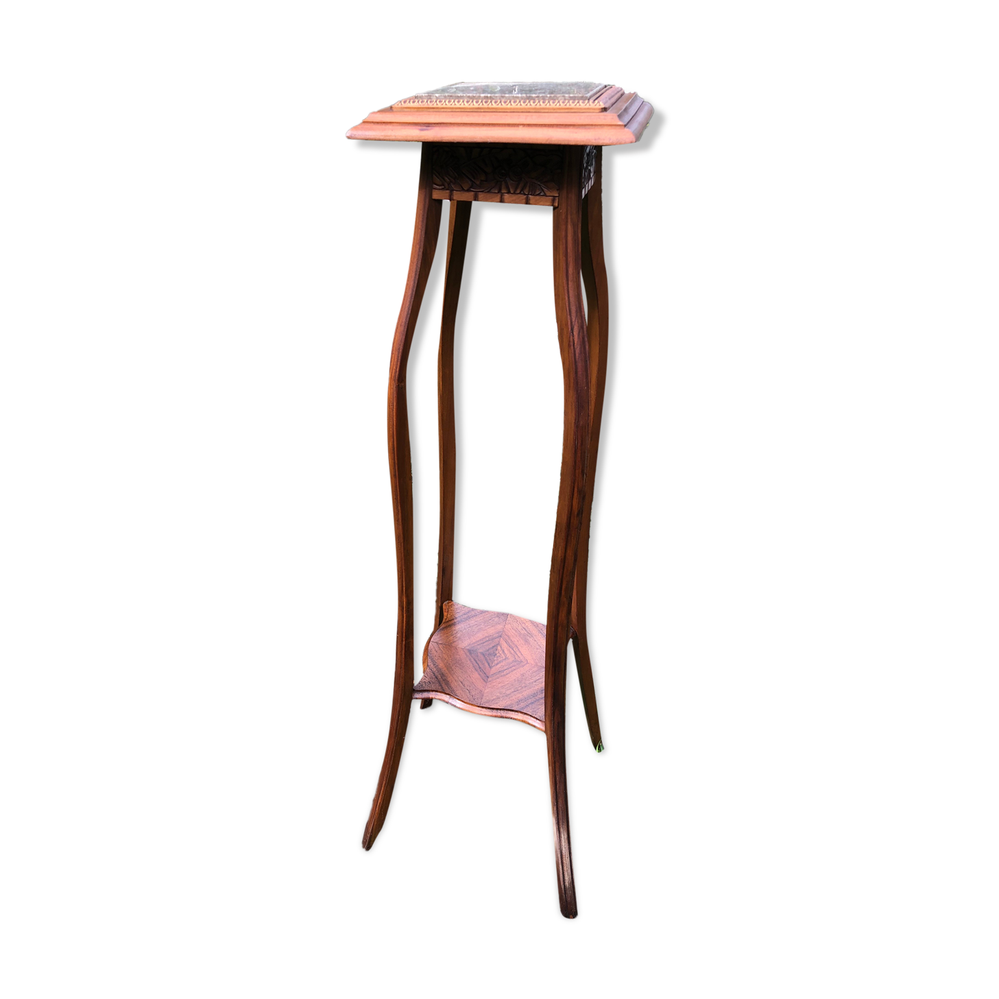 Wooden and marble harness