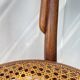 Chaise bistrot Thonet bois et cannage