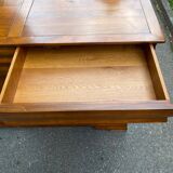 19th century Louis Philippe solid oak sideboard