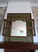 Grand miroir en bois sculpté avec volets – Style balinais