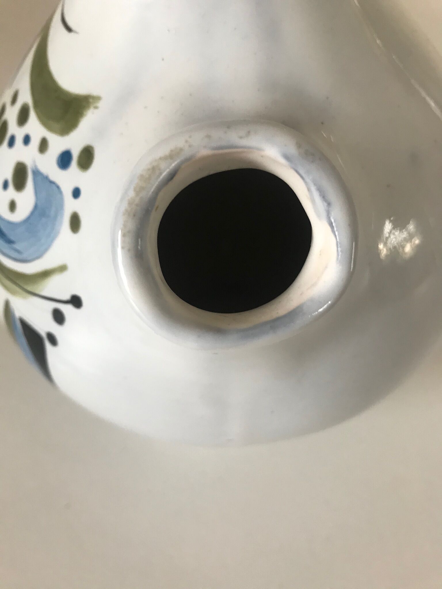 Ceramic alcohol bottle design roger capron 1960