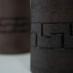 Set of two ceramic sculptural table lamps by Töreboda