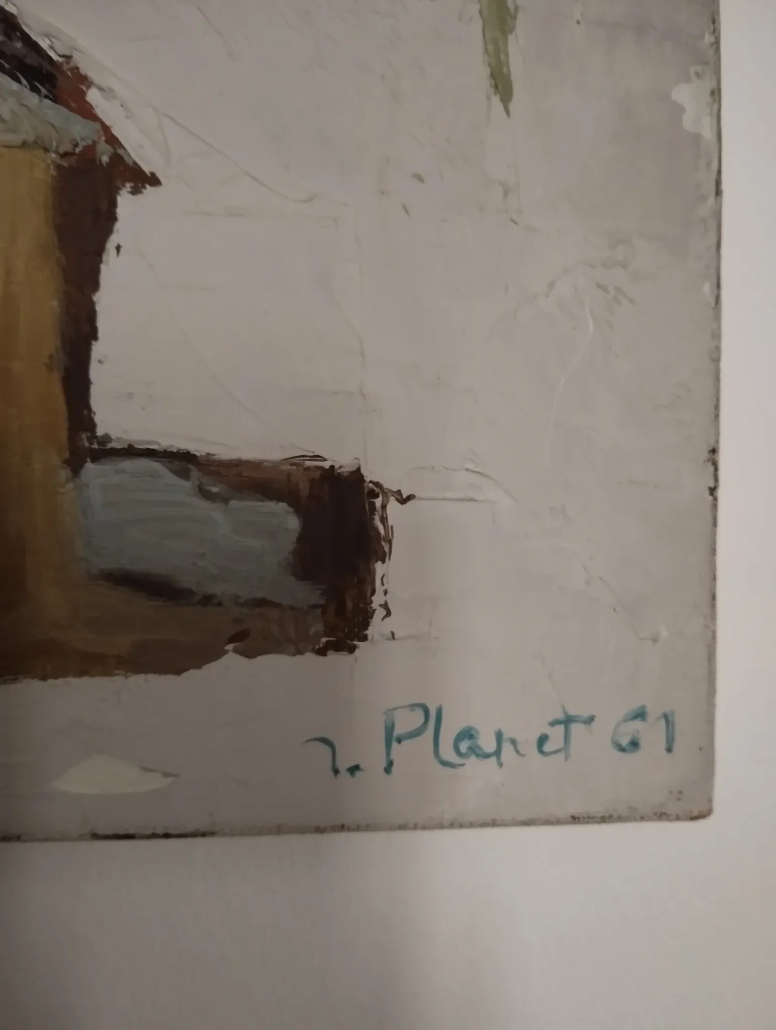 Robert PLANET (1923-1999) oil on canvas signed
