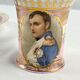 Tasses à café Napoléon en porcelaine début XXème
