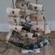 Bovine horn boat lamp