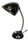 Vintage Brown Bakelite Gooseneck Table Lamp, 1960s