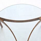 Sven Ellekaer sculptural coffee table rosewood Linneberg Denmark 1962