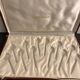 12 mocha spoons or coffee in Ercuis silver metal in their original box