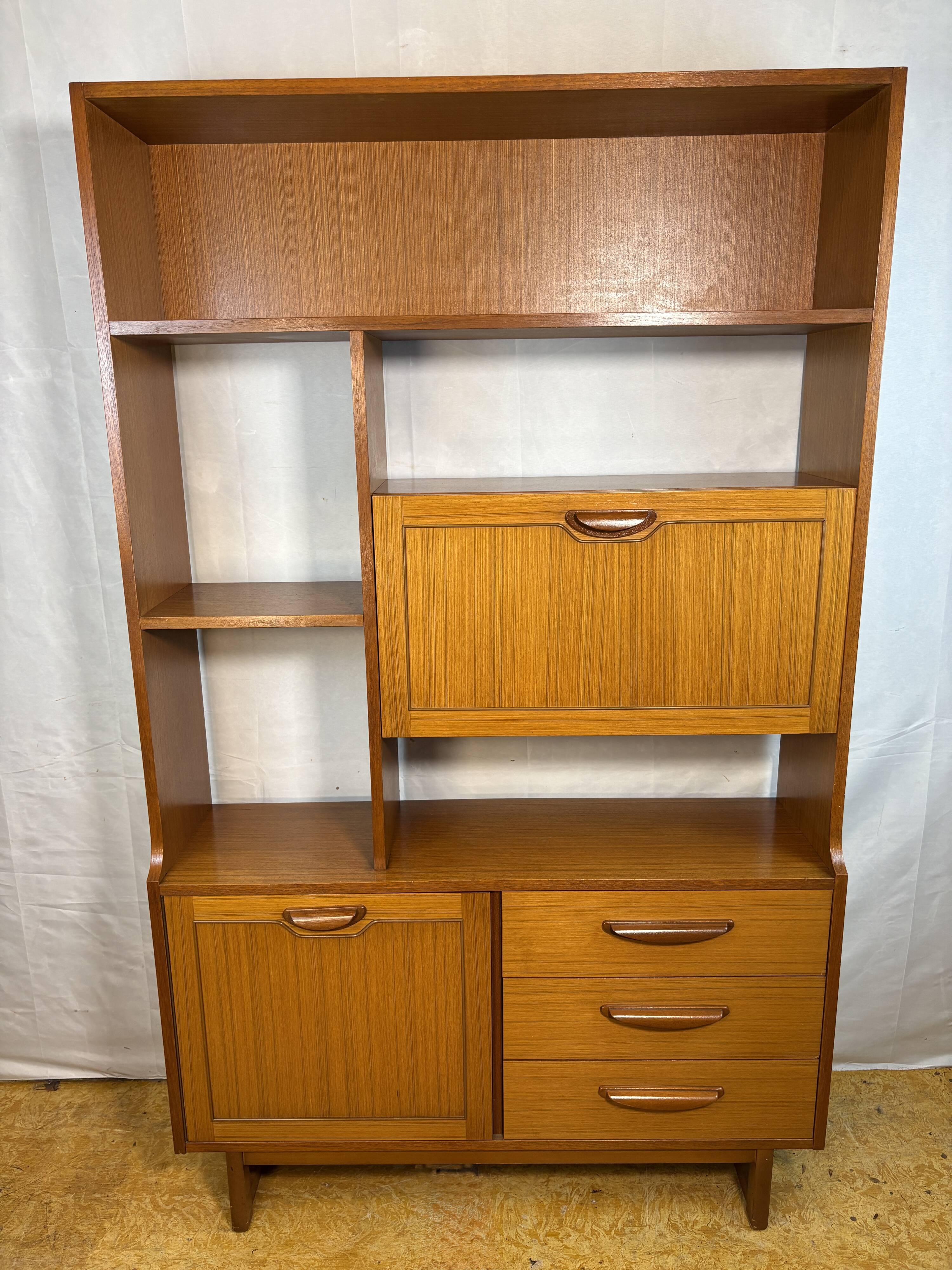 Mid-Century Retro Vintage Room Divider / Shelving Unit by Stonehill 1970