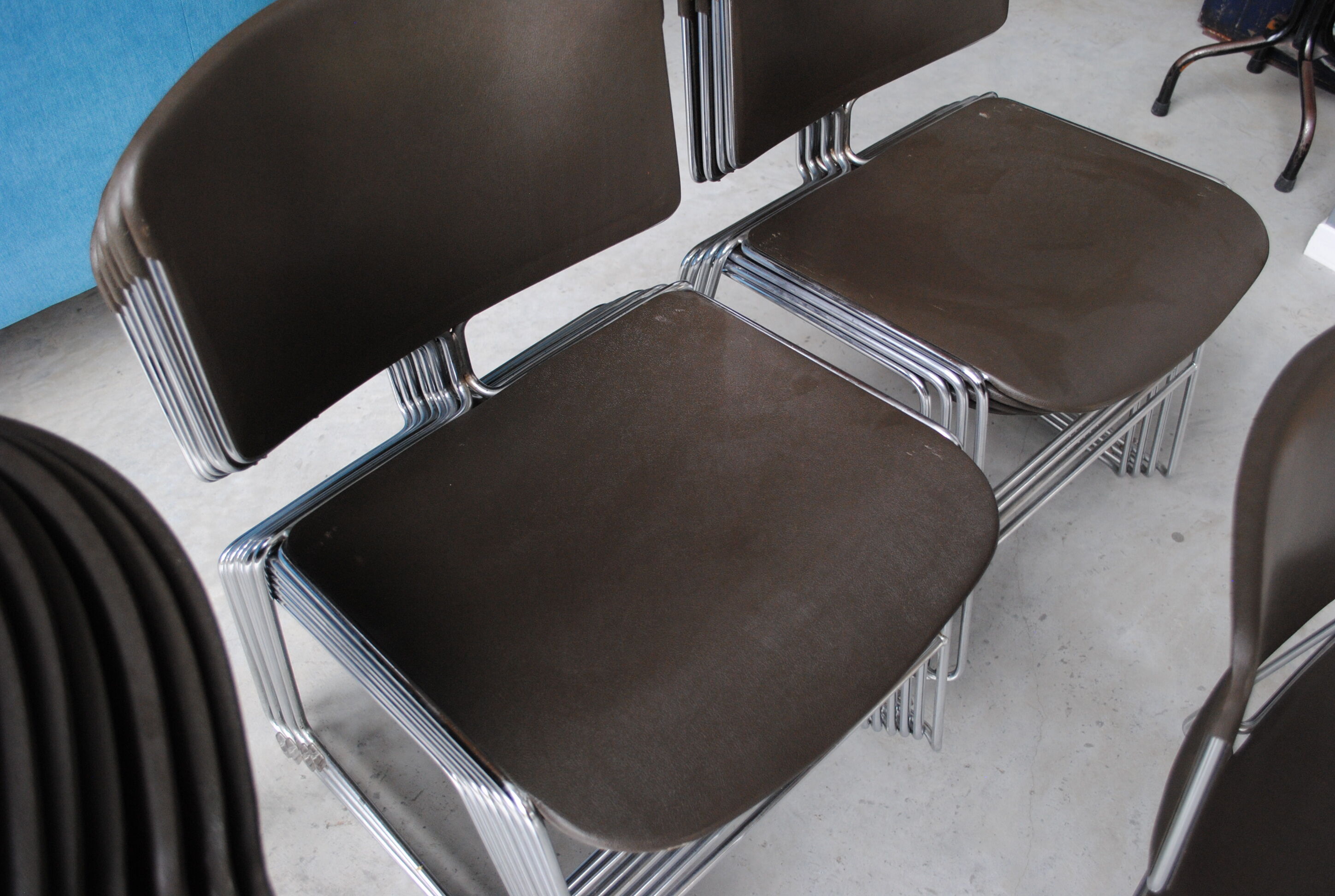Set of 12 Max Stacker chairs