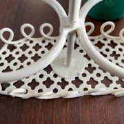 Oiler vintage vinegar 1950 ceramic and perforated metal