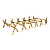 Lot de 6 repose couteau en laiton