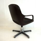 Set of 5 Chromcraft office armchairs