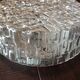 Round ceiling lamp in bulled glass / vintage 60s/70s
