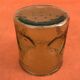 Années 1970 (lot 3) 5 verres à orangeade Verre bullé et coloré