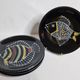 Set of 6 vintage plates with fish decoration after Robert Picault, 1960, 24 cm