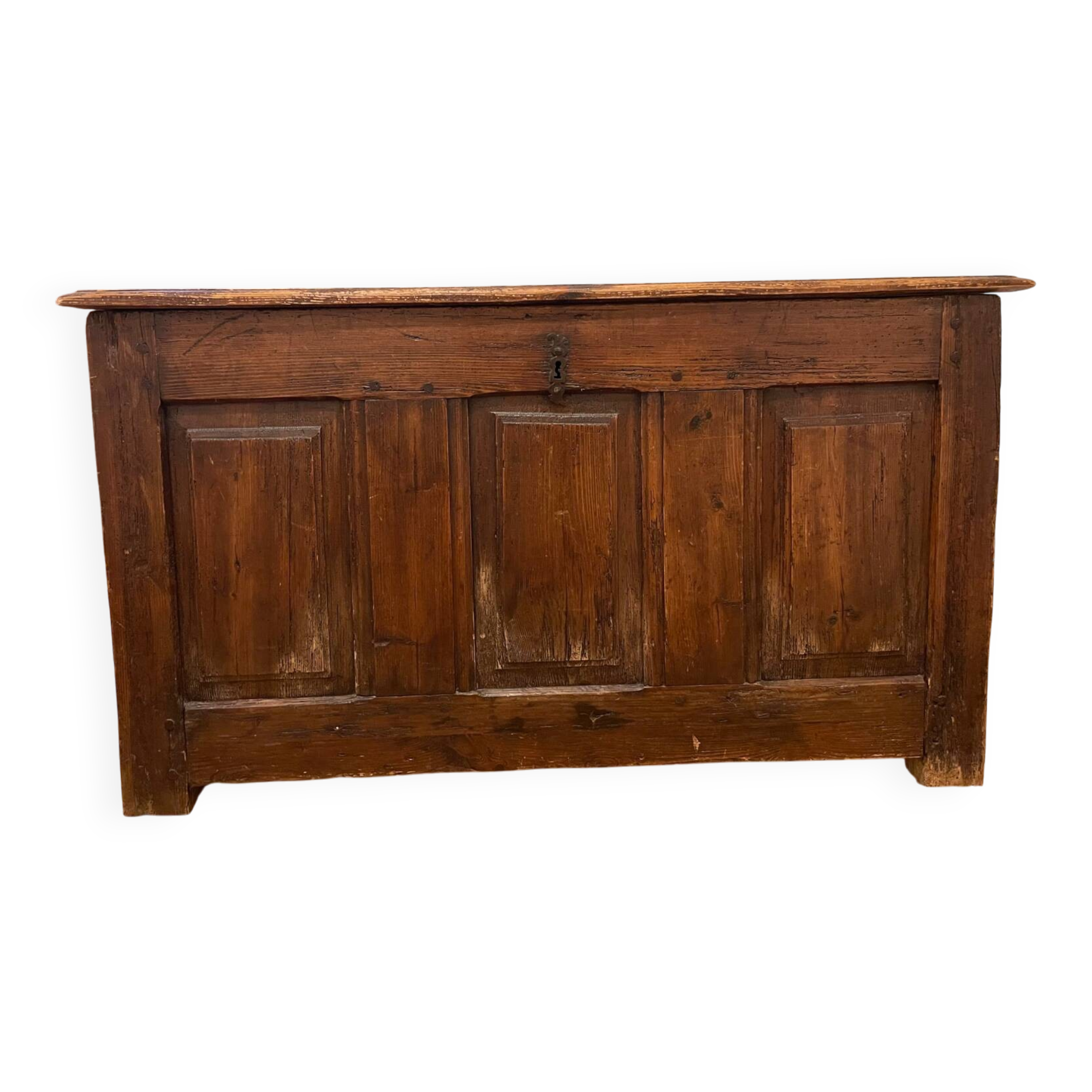17th-century solid oak chest
