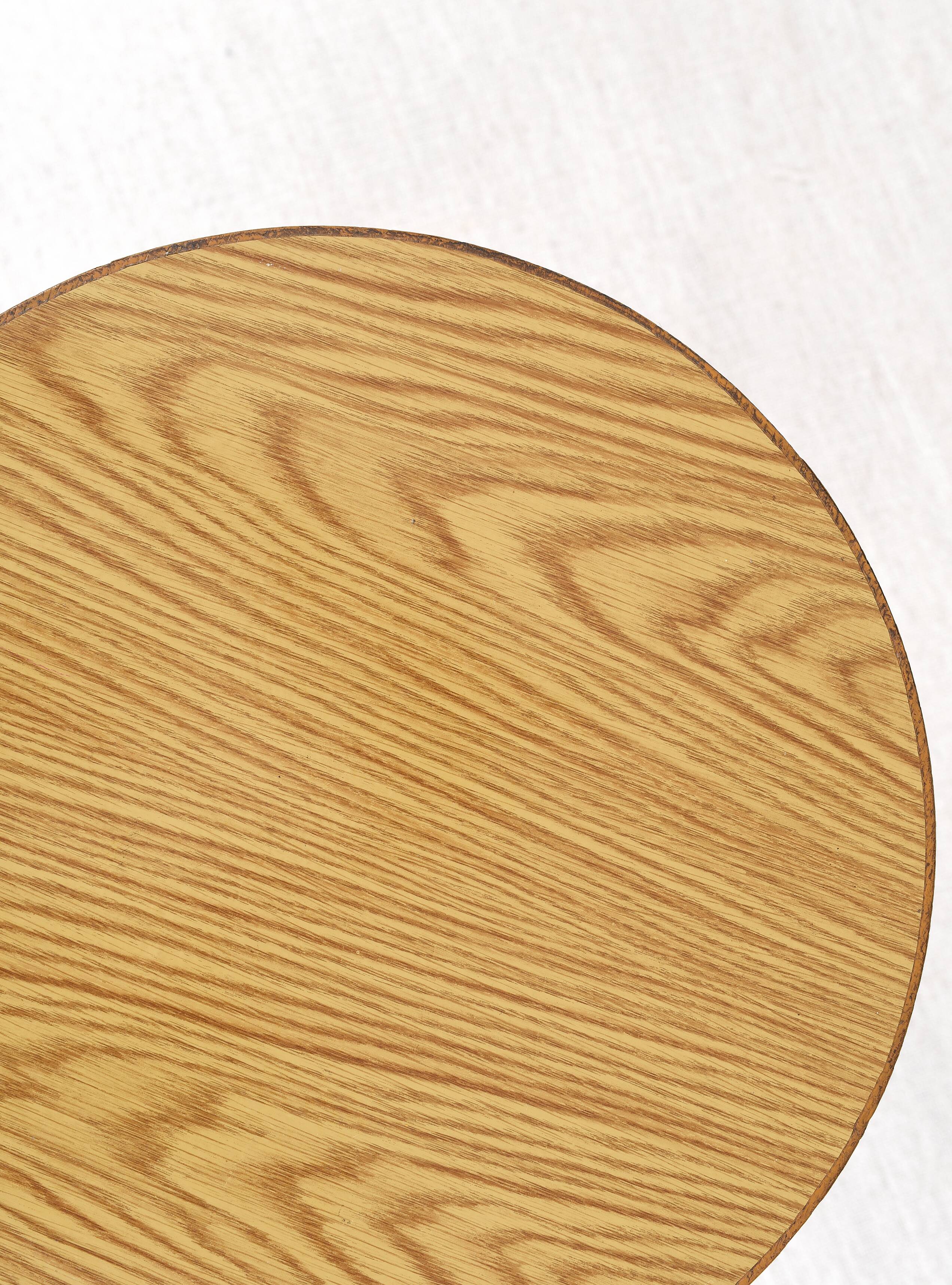 Vintage magazine rack side table