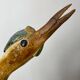 Large ceramic wading bird signed Thimo