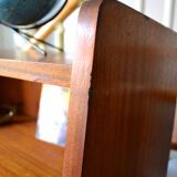 Vintage mahogany wing-shaped secretary