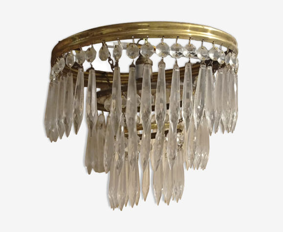 Lustre pampilles ancien
