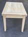 Table à manger rectangulaire de ferme extensible portefeuille bois massif