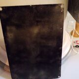 Advertising metal plaque