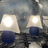 Paire de lampes Murano