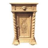 Table de chevet néo-rennaissance