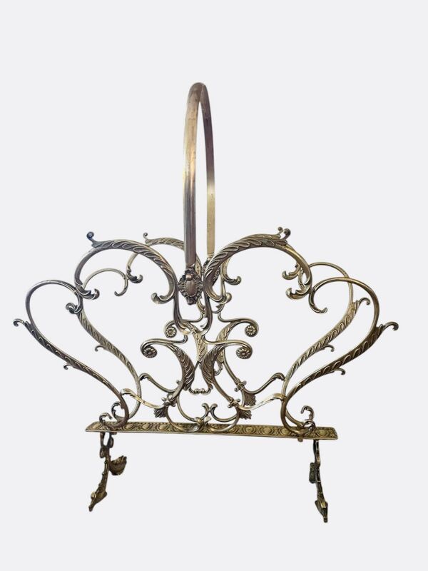 Porte-revue italien en bronze