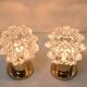 Pair of Design Table or Wall Lamps by Preciosa, Kamenicky Senov, Czechoslovakia, 1960's.