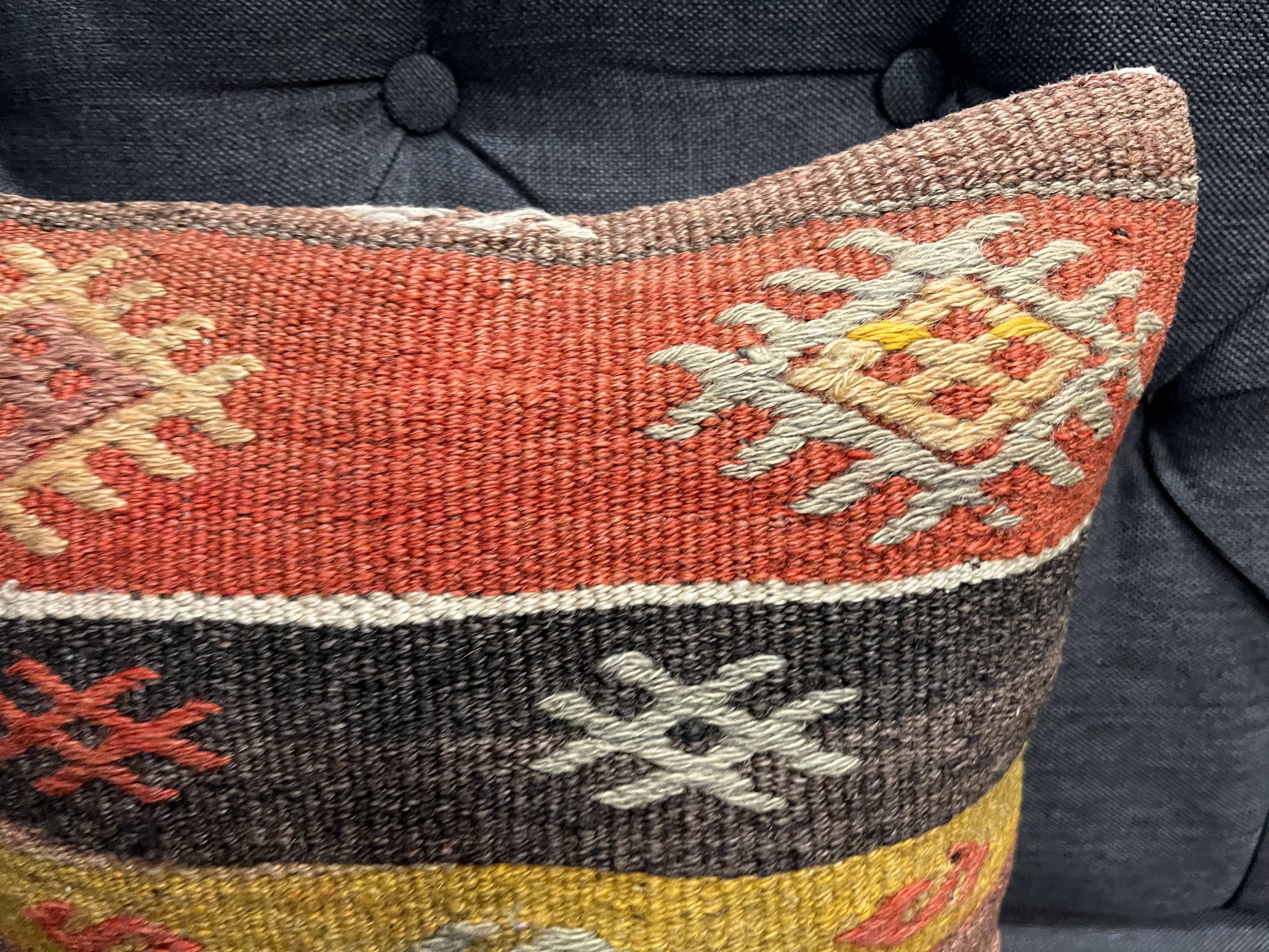 Coussin Kilim fait main