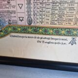 Original esoteric poster "Micro Cosmus" by Giovanni Tavaglione 1982
