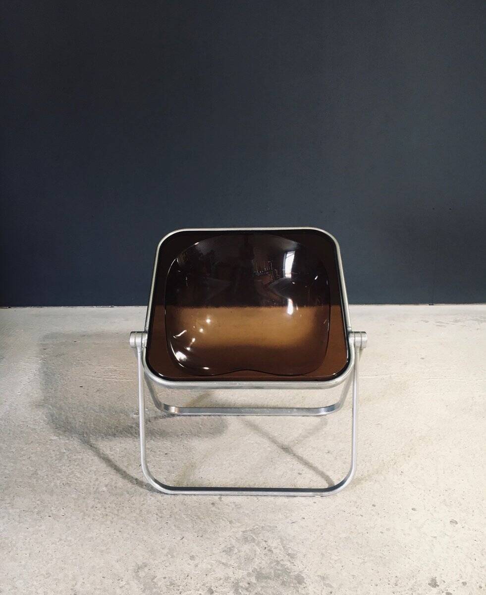 Mid-Century Modern Plona Chair by Giancarlo Piretti for Castelli, Italy, 1970s