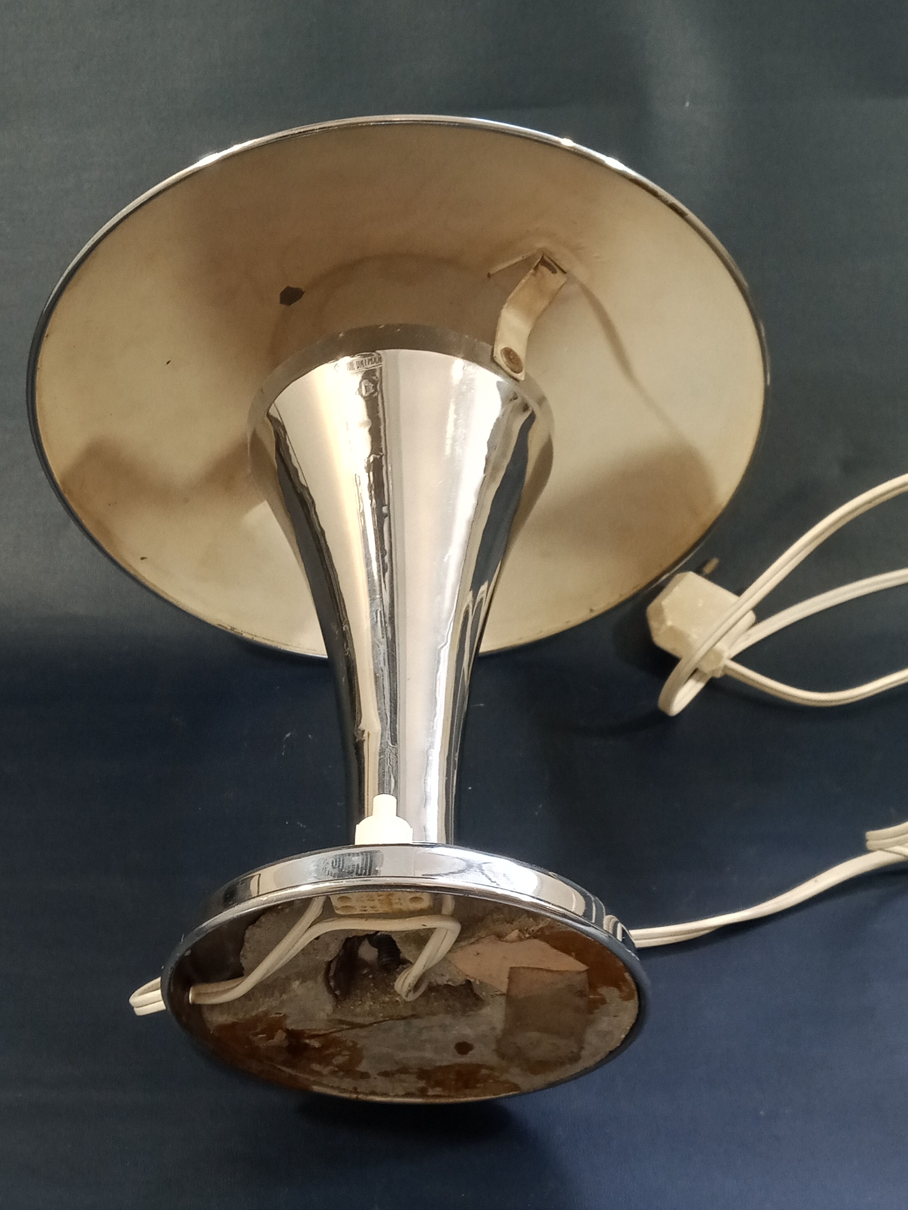 60/70 year chrome mushroom lamp