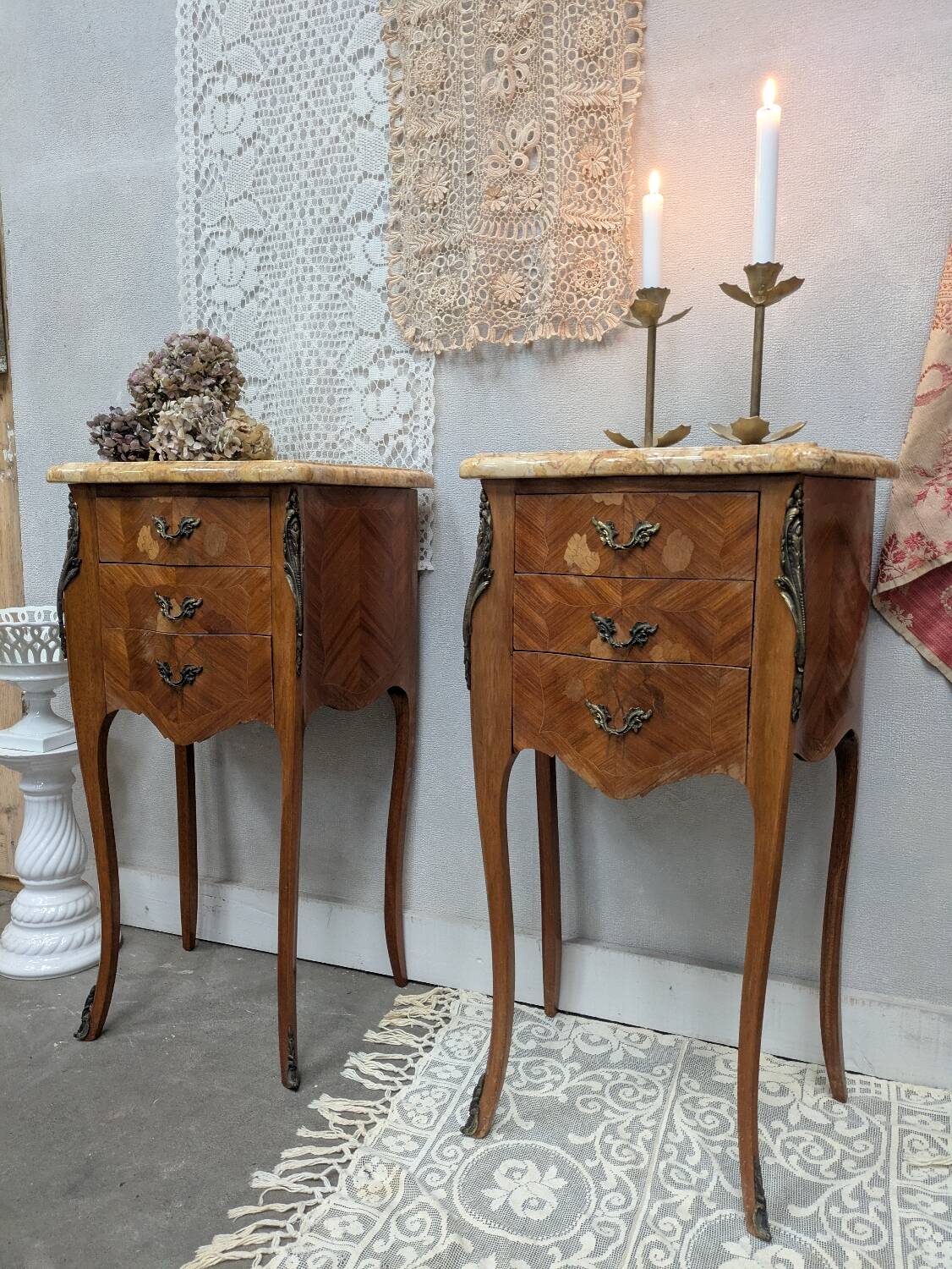 Pair of Louis XV bedside tables