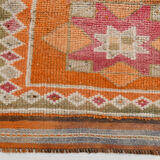 3x13 vintage modern runner rug, 87x391cm