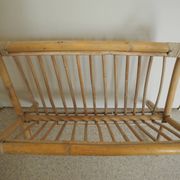 vintage rattan magazine rack
