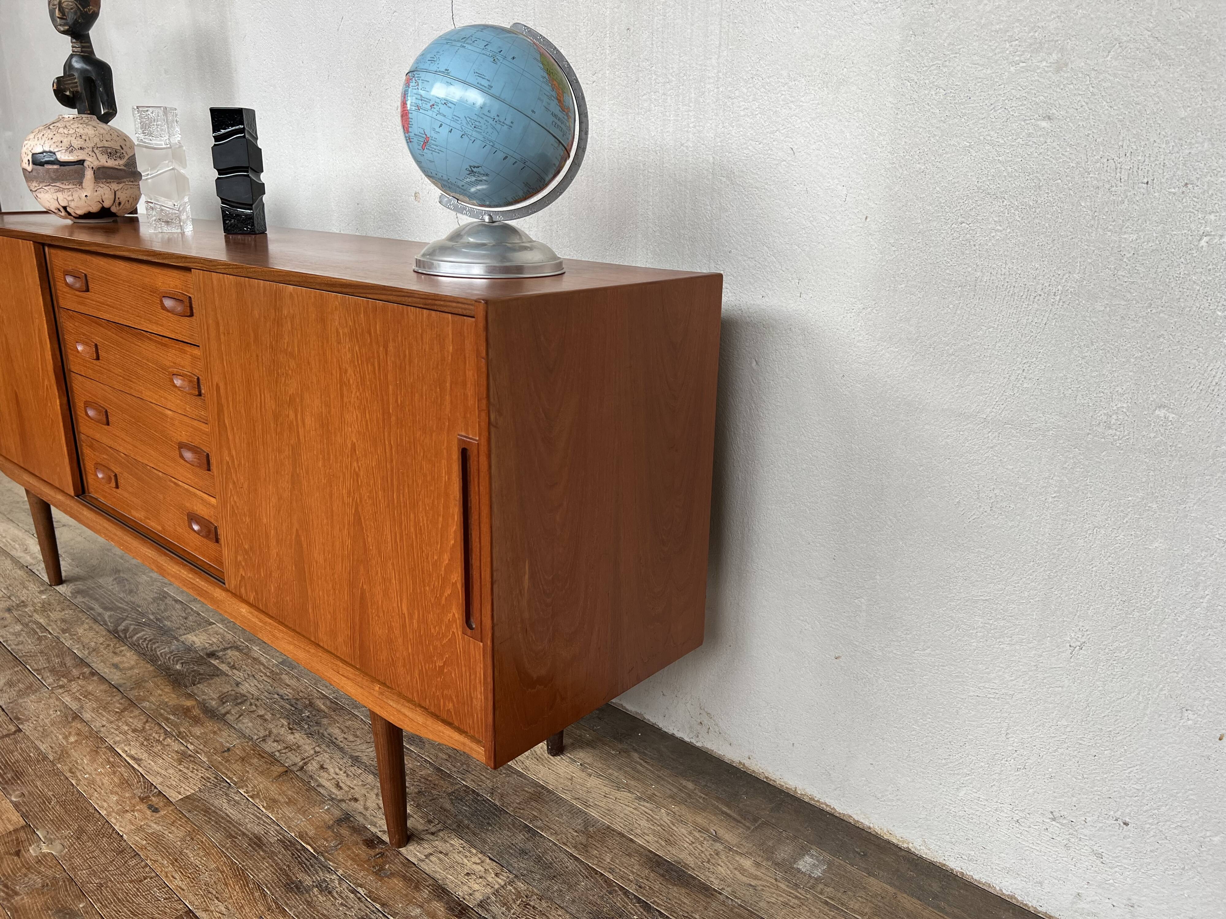 Scandinavian sideboard in vintage teak design 1960