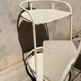 Coiffeuse, chevet en métal, années 50