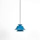 Blue Fog & Mørup / Erik Balslev pendant lamp / Mid-century Danish modern design / 1970s