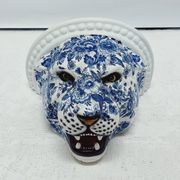 Étagère murale Panther en céramique bleu Delft