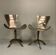 Set of two super cool steel design chairs