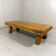 Table basse brutaliste en bois, années 1960