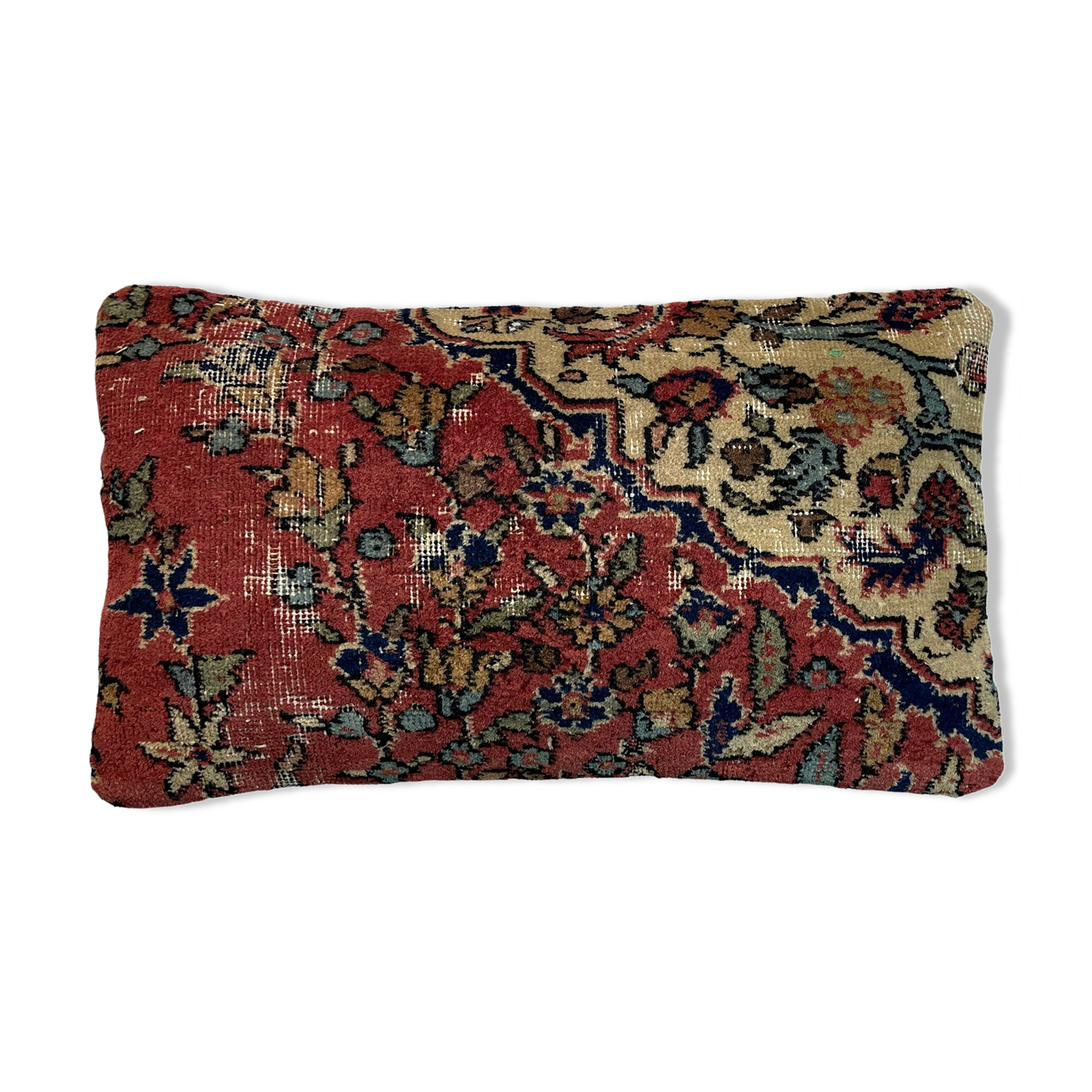 Vintage turkish rug cushion cover , 30 x 50 cm