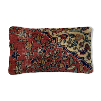 Housse de coussin de tapis turc vintage 30 x 50 cm