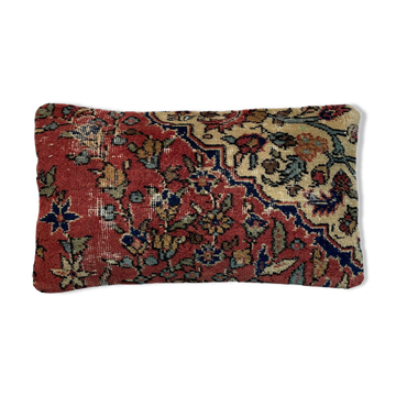 Housse de coussin de tapis turc vintage 30 x 50 cm